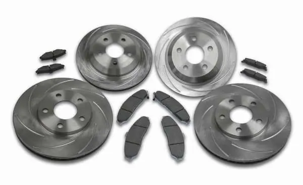 Limited Edition SSBC Turbo Slotted Rotors & Pads - Front & Rear - A2350005