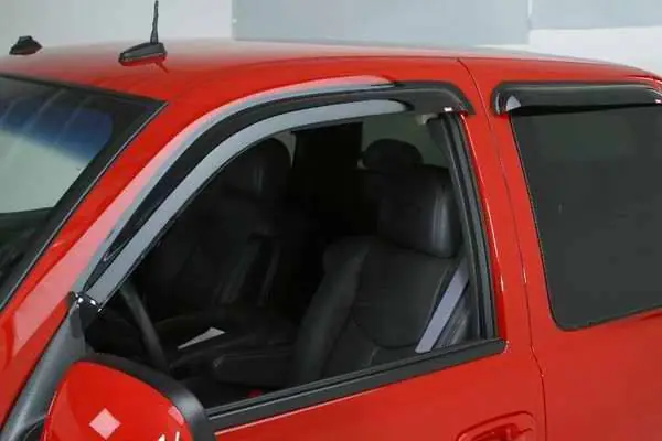 Wade Smoke Slim Wind Deflector 4PC - 57482 Bulk Order