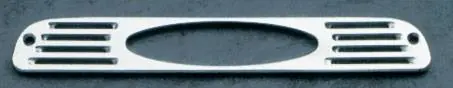 Grab Now All Sales Third Brake Light Cover - Oval Design Design - Brushed - 54006