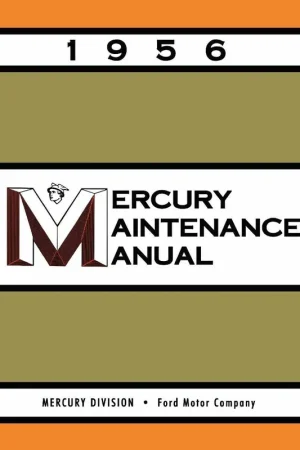Service Manual for 1956 Mercury Wholesale