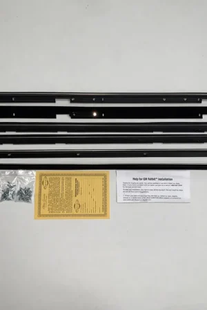 Hot Picks Window Sweeps Weatherstrip for 78-83 Chevrolet Malibu Black Left Right 6 pieces