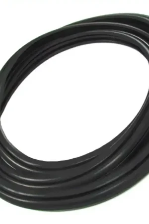 Windshield Rubber Weatherstrip Seal With Trim Groove for Lockstrip for 84-87 BMW Crafted