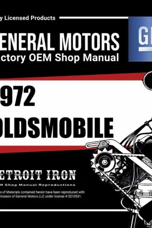 Digital Shop Manual and Resources for 1972 Oldsmobile Last Chance