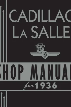 Service Manual for 1936 Cadillac LaSalle Sale