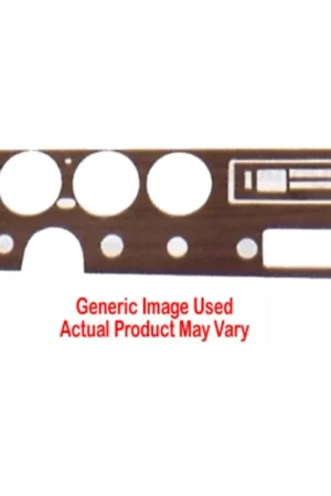 Certified Dash Cover Insert Trim Gunstock Vinyl with Column Shift 2pc for 67 Catalina