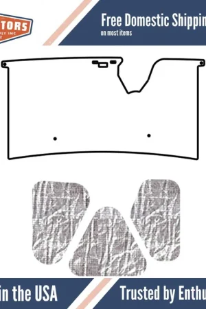 Best Seller Trunk Floor Mat/Cover for 1974-1978 Ford Mustang Ii 2+2 Coupe