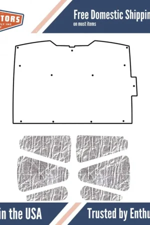 Hood Insulation Pad Heat Shield for 94-04 Chevrolet S-10/S-15 Under Cover Smooth Wholesale