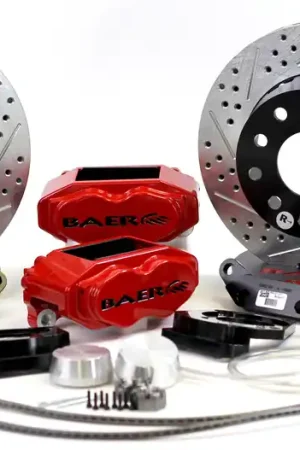 Baer Brakes 4261369MG Baer Brakes 11" SS4+ Front Brake Kit, Monster Green, SDZ, Std. Studs Same Day Shipping