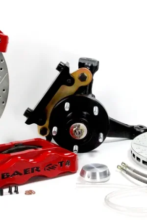 Baer Brakes 4301407GB Baer Brakes 13" Track4 Front Brake Kit, Grabber Blue, SDZ, Std. Studs Direct From Factory