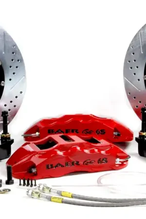 Baer Brakes 4261620CY-1X Baer Brakes 14" Extreme+ Front Brake Kit, Comp Yellow, Slot, Std. Studs Viral