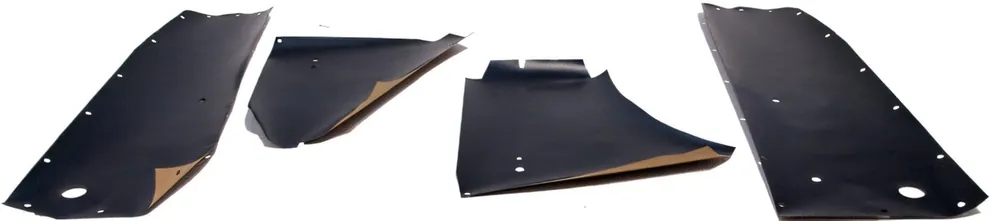 Today Only Water Shield Vapor Barrier 4Pc for 1967-68 Ford Mustang 2 Dr Door/Quarter Panel