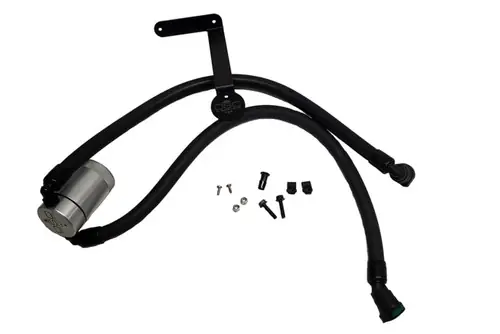 J&L Clear Anodized Oil Separator 3.0 Passenger Side (2017-2024 Raptor 3.5L | 2011-2024 F-150 5.0L & 3.5L EcoBoost | 2015-2024 F-150 2.7L | 2018-2021 Expedition 3.5L)3016P-C In Demand