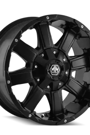 Last Chance Mayhem 8030 Chaos 20x9 / 5x127 BP / -12mm Offset / 87mm Hub Matte Black Wheel may8030-2952MB