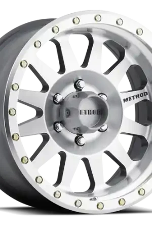 Mega Sale Method Race Wheels | MR304 Double Standard | MACHINED / CLEAR COAT | 17x8.5 | 0 Offset | 4.75 Backspacing | 5x5 | MR30478550300