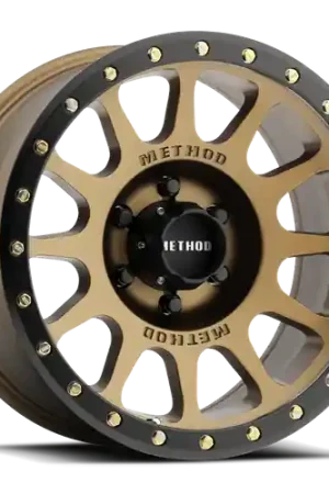 Last Chance Method Race Wheels | MR305 NV | METHOD BRONZE / BLACK STREET LOC | 20x10 | -18 Offset | 4.76 Backspacing | 6x5.5 (6x139.7) | MR30521060918N
