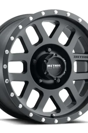 Method Race Wheels | MR306 Mesh | MATTE BLACK | 18x9 | -12 Offset | 4.5 Backspacing | 8x6.5 | MR30689080512N Certified