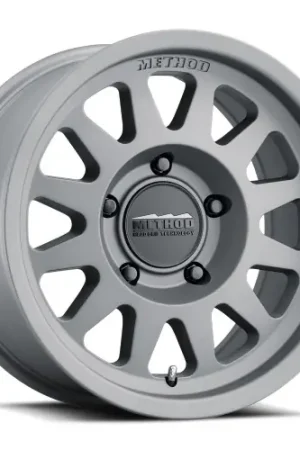 Crafted Method Race Wheels | MR704 | TITANIUM | 17x8.5 | 0 Offset | 4.75 Backspacing | 6x5.5 (6x139.7) - Bronco GEN6 | MR70478560800