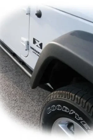 Latest N-Fab RKR Rails 07-17 Jeep Wrangler JK 2 Door All - Tex. Black - 1.75in