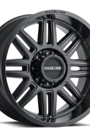 Instant Buy Raceline 948B Split 18x9in / 8x170 BP / 18mm Offset / 125.2mm Bore - Satin Black Wheel
