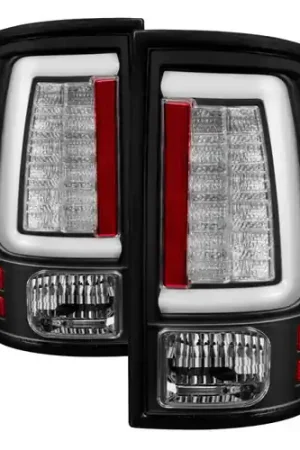 Spyder 09-16 Dodge Ram 1500 Light Bar LED Tail Lights - Black ALT-YD-DRAM09V2-LED-BK Original