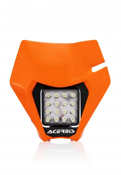 Warranty Included Acerbis 20-23 KTM EXC-F350/500/ XC-W150-300tpi/ XCF-W350/500 Headlight- VSL - 16 Orange