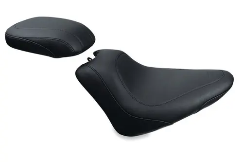 Same Day Shipping Mustang 11-13 Harley Blackline, 12-17 Slim,Slim S Wide Tripper Passenger Seat - Black