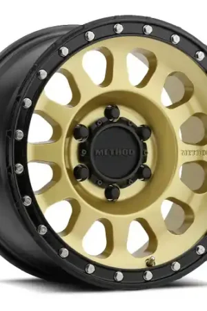 Special Discount Method Race Wheels | MR315 | GOLD / BLACK STREET LOC | 17x8.5 | 0 Offset | 4.75 Backspacing | 6x120 | MR31578562100