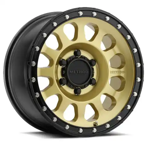 Special Discount Method Race Wheels | MR315 | GOLD / BLACK STREET LOC | 17x8.5 | 0 Offset | 4.75 Backspacing | 6x120 | MR31578562100