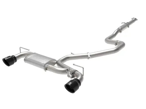 Markdown aFe Hyundai Veloster N 21-22 L4-2.0L (t) Takeda Cat-Back Exhaust System- Black Tips