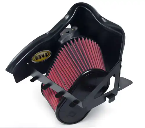 Airaid 04-07 Dodge Cummins 5.9L DSL 600 Series CAD Intake System w/o Tube (Dry / Red Media) In Demand
