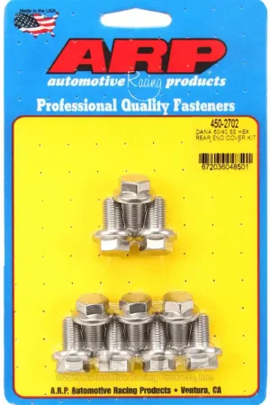 ARP Ford Dana 60/40 SS Hex Rear End Cover Bolt Kit - 450-2702 Must Have