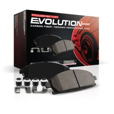 In Demand Power Stop 90-96 Nissan 300ZX Rear Z23 Evolution Sport Brake Pads w/Hardware