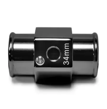 Prosport 34mm Radiator Hose Adapter For Water Temperature Sender (Black Finish) - IAG Performance Place Order