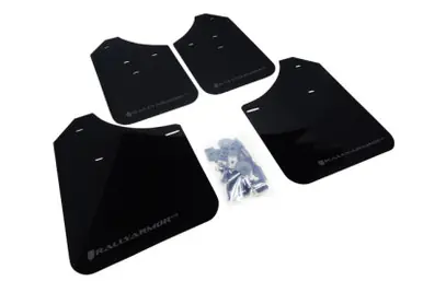 High Quality Rally Armor 02-07 Subaru WRX/STI/RS/2.5i (wagons req mod) UR Black Mud Flap w/ Grey Logo