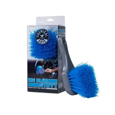Warranty Included Chemical Guys Stiffy Brush For Tires - Blue (P12)