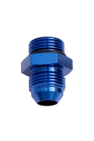 Aeroflow -10AN ORB To -8AN Straight Male Flare Adapter - Black Handmade