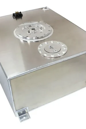 Aeroflow 76 Litre Aluminium Fuel Cell w/40mm Triple Pump Hanger and Sender - Black Fan Favorite