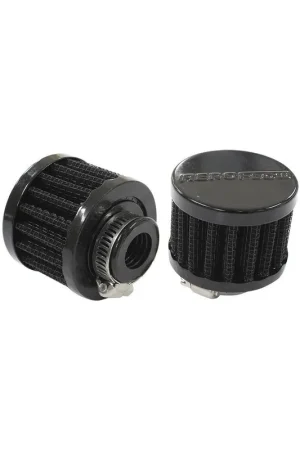 Hot Deal Aeroflow 5/8" Universal Clamp-On Filter 2" O.D,1.5" High - Black Top