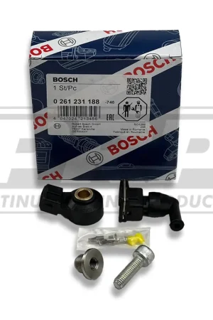 Platinum Racing Products Bosch Motorsport - KS4-P 3 to 25 kHz Knock Sensor Kit to Suit Nissan CA18 Yes - Titanium Hardware / 1x Sensor Kit Professional Grade