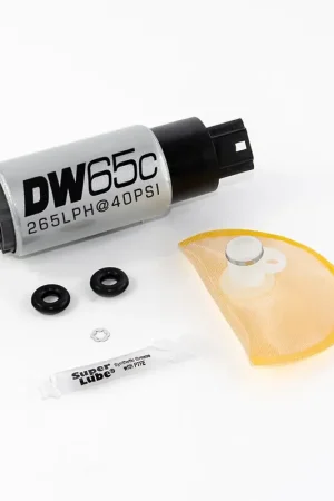 Deatschwerks DW65C 265lph Compact Fuel Pump w/Install Kit (Commodore Gen IV 07-13) Mega Sale