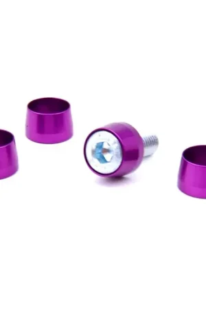 Factory Price Platinum Racing Products VR38 Coilpack Dress Up Washer and Bolt Kit 4 / Black / No Bolts