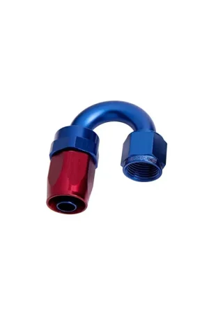 Hassle-Free Returns Aeroflow -4AN Taper Series 180 Deg Hose End - Black