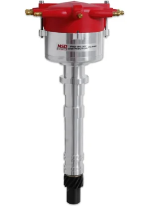MSD Chevy Flat Top Pro-Billet Distributor Need blower/intake clearance? The Flat top is your answer. Must be used with an 6, 7 or 8-series ignition. Weekend Sale