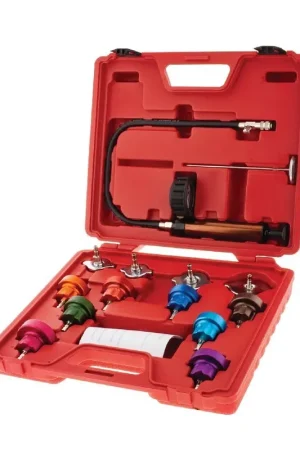 One Day Deal Jayrad Radiator Pressure Tester Kit Universal 14 Piece