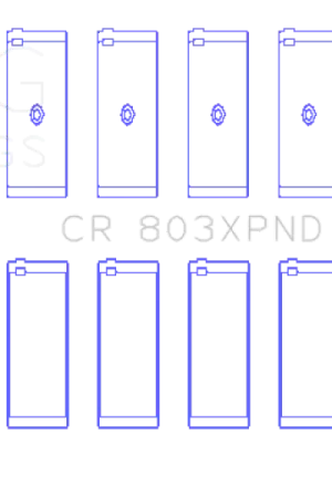 King Engine Bearings Chevrolet SBC 265Ci 283Ci 327Ci (Size STDX) Connecting Rod Bearing Set | Graveyard Performance Deal