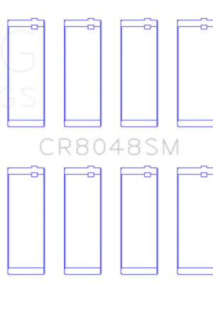 Modern King Engine Bearings Chrysler 345/370 16V (Size +0.50mm) Connecting Rod Bearing Set | Graveyard Performance