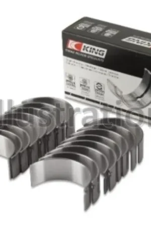 King Engine Bearings Ford 260Ci 289Ci 302 5.0L Windsor (Size STDX) Connecting Rod Bearing Set | Graveyard Performance Editor’s Pick