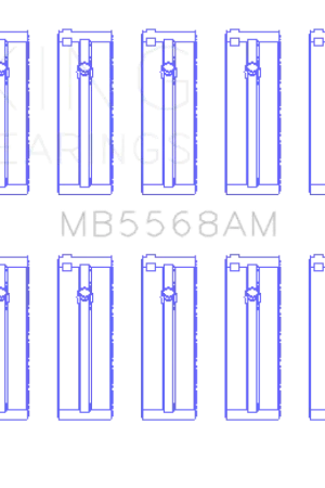 Budget King Engine Bearings Honda D16A/Y/Z H22A4 F23A (Size +0.75mm) Main Bearing Set | Graveyard Performance