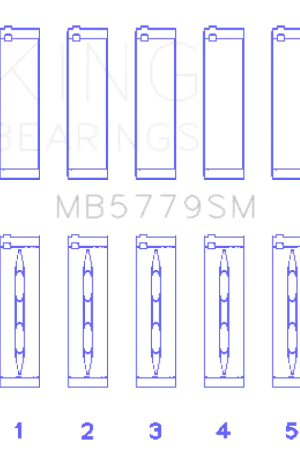 Big Sale King Engine Bearings Audi CDaa/CDha/CDhb/CDab (Size +0.25mm) Main Bearing Set | Graveyard Performance