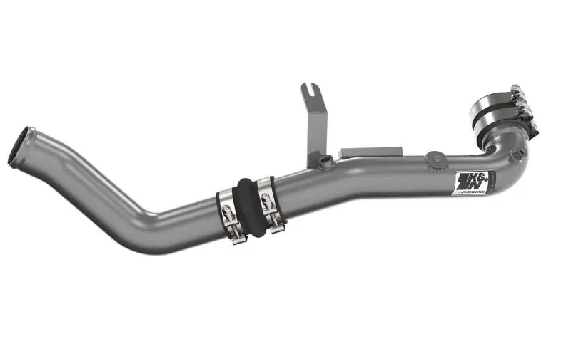 K&N 22-24 Honda Civic 1.5L L4 Aluminum Charge Pipe Kit - Gunmetal Gray | Graveyard Performance Worldwide Shipping